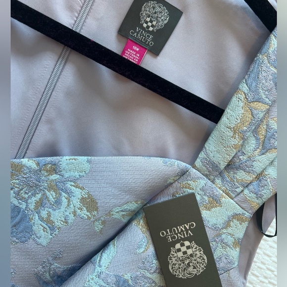 Vince Camuto Lavender Floral Midi Dress NWT - Picture 14 of 16
